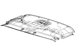 9C2Z1551940BA - Body: Front Headliner for Ford: E-150, E-250, E-350 Super Duty Image