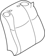 876201MX3B - Body: Seat Back Cover for Infiniti Image