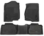 98211 - : Weatherbeater - Front &amp; 2nd Seat Floor Liners (Footwell Coverage) for Husky Liners Image
