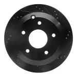 63352017R - : DFC Brake Rotor - Drilled and Slotted - Black for DYNAMIC FRICTION Image