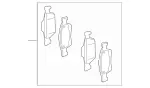 4200805 - : Disc Brake Pad Set for Mercedes-Benz Image