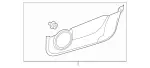 20472032627E94 - : Trim, Door for Mercedes-Benz Image