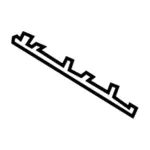 8L8Z7804459AB - Body: Lower Trim for Ford Image