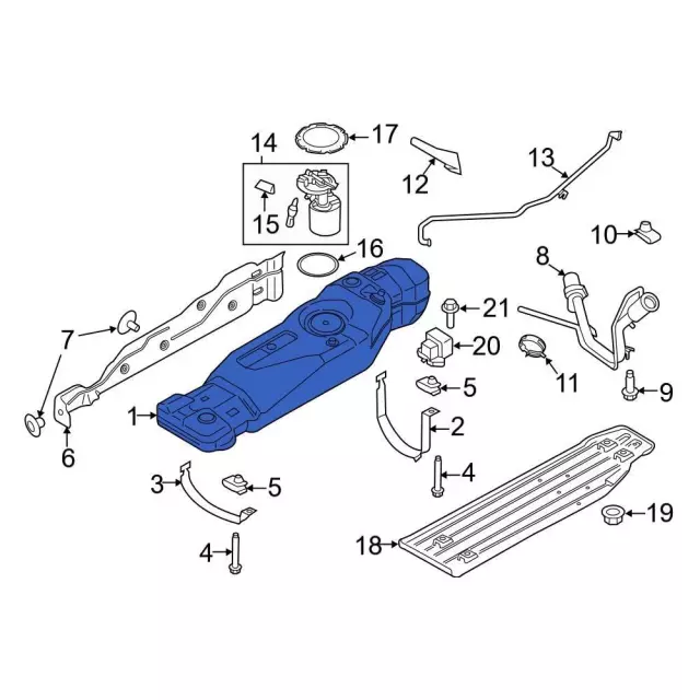 PL3Z9002A - : Fuel Tank for Ford: F-150 Image