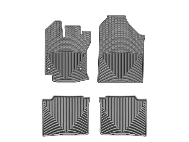 WTCG291129 - Accessories: Front &amp; Rear Grey All Weather Floor Mats for WeatherTech Image
