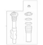 9063201333 - : Suspension Shock Absorber for Mercedes-Benz Image