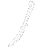 11769011259H68 - : Lower Quarter Trim for Mercedes-Benz Image