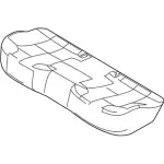 FG1Z5463804PA - Body: Cushion Cover for Ford Image