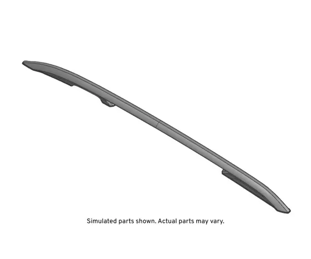 84799365 - : Black Driver Side Luggage Carrier Side Rail for Chevrolet: Equinox | GMC: Terrain Image