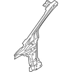 G1EZ5802501A - Body: Inner Hinge Pillar for Ford: Focus Image