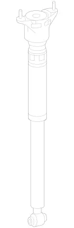 1563200231 - Springs, Suspension and Hydraulics: Shock Absorber for Mercedes-Benz Image