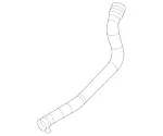 2535013101 - : Water Return Tube for Mercedes-Benz Image