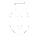 9069950202 - Exhaust: Muffler &amp; Pipe Clamp for Mercedes-Benz Image