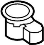 25339AG000 - Body: Lighter Ring for Infiniti Image