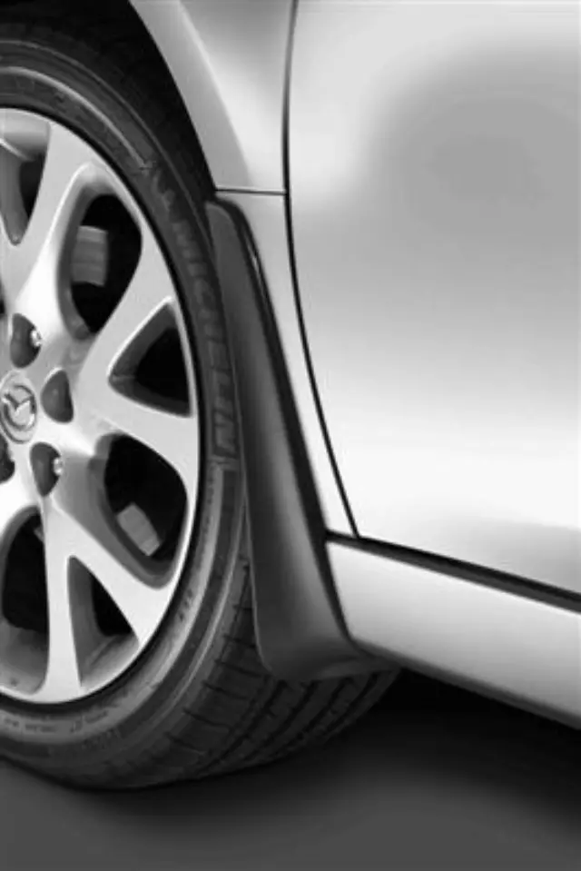 GHR1V3450 - : Splash Guards - Front - Black Plastic for Mazda Image