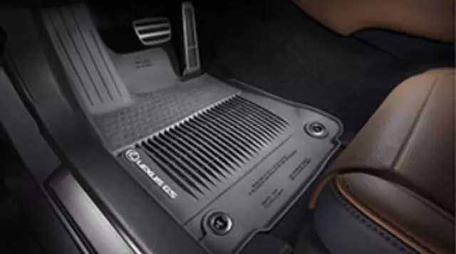 PT2063016202 - : All-Weather Floor Liners, Black for Lexus: GS Turbo, GS200t, GS300, GS350, GS450h Image