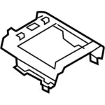 DA5Z54045A76AD - : Trim Plate for Lincoln: MKS Image