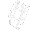 1679200115 - Rear Seat Bench: Padding, Rr Seat Backrest for Mercedes-Benz: GLS450, GLS580, GLS63 AMG, Maybach GLS600 Image