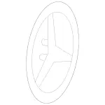 2468170016 - : Emblem for Mercedes-Benz Image