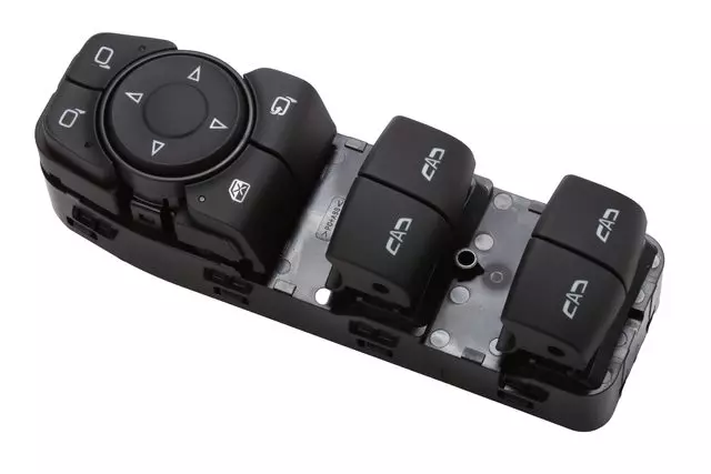84963959 - : Black Front Driver Side Door Window Control Switch for GM Image