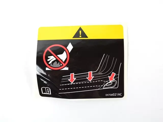 4708021AC - Body: Caution Label for SRT: Viper Image