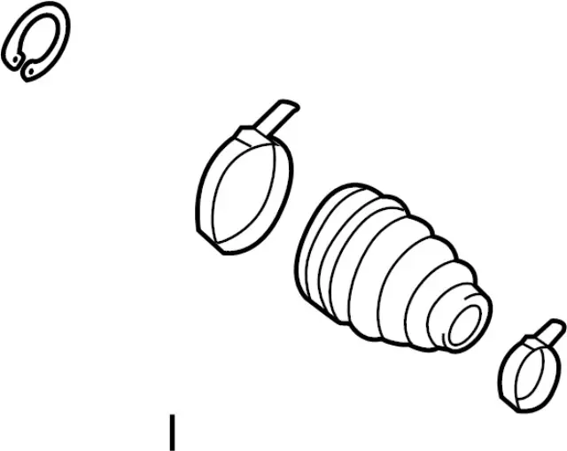C9241EA00K - Front Drive Axle: Outer Boot for INFINITI: JX35, QX60 Image