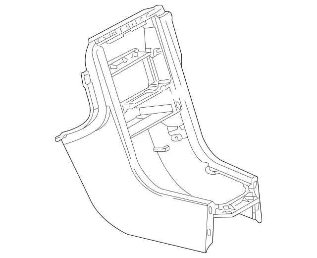 17068008521259 - Body: Front Console for Mercedes-Benz Image