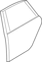 H210MEG0MB - Body: Door Shell for INFINITI: M35, M45 Image