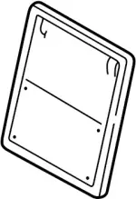 87640AR402 - Body: Seat Back Panel for Infiniti Image