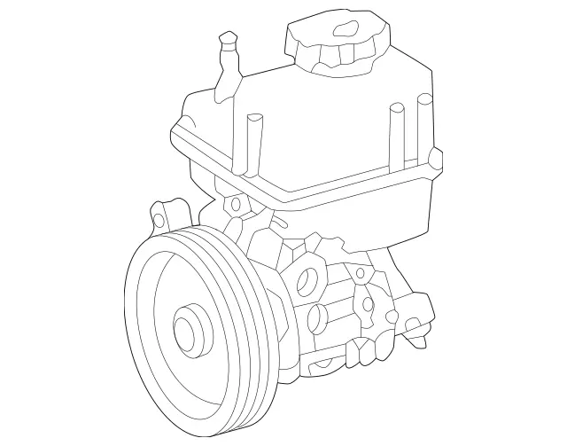 64667801 - : Power-Steering Pump for Mercedes-Benz Image