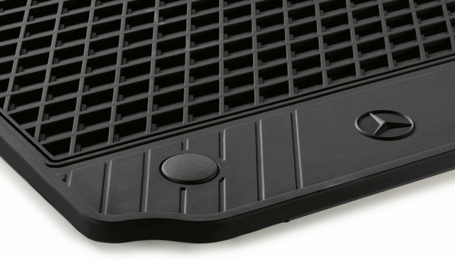 22268050489G33 - : All-Season Floor Mats Classic, Rear, 2-Piece for Mercedes-Benz Image