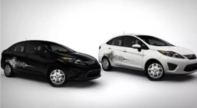 Fiesta Tattoo Bodyside Graphics - Black - Ford (BE8Z-5420000-AA)