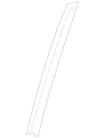 2137300419 - : Window Divider for Mercedes-Benz: E53 AMG, E63 AMG S Image