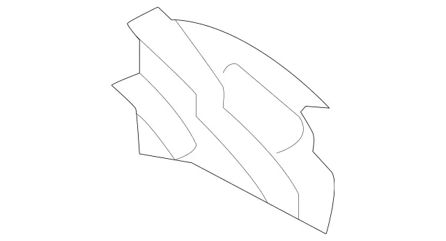 167885240664 - Attachment Parts: Cover, Bumper Area for Mercedes-Benz: GLS450, GLS580, GLS63 AMG, Maybach GLS600 Image image