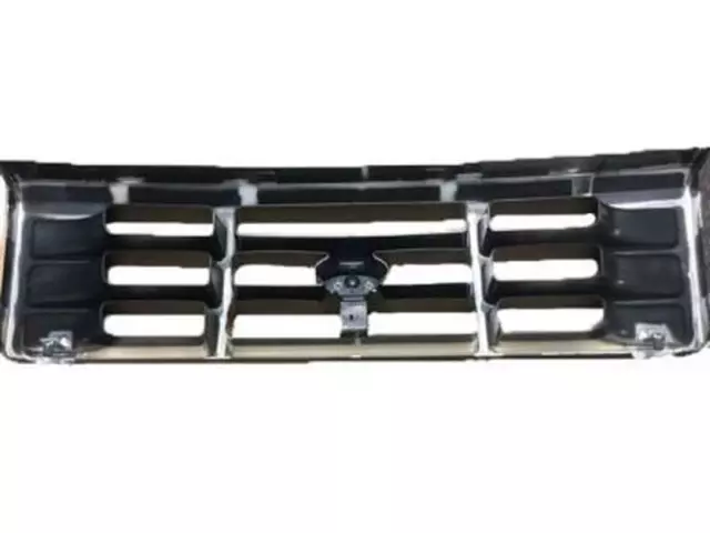 92 thru 97 F-250 F-350 OEM Genuine Ford Platinum Chrome Grill Grille w/ Emblem - Ford (F4TZ-8200-A)