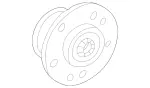 2203300725 - : Front Wheel Hub for Mercedes-Benz: CL500, CL55 AMG, S430, S55 AMG Image