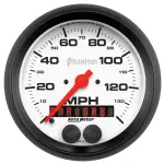 5880 - : GAUGE, SPEEDOMETER, 3 3/8", 140MPH, GPS, PHANTOM for AutoMeter Image