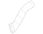 1645051461 - Chassis Sheet Metal/Air Intake: Air Duct for Mercedes-Benz Image