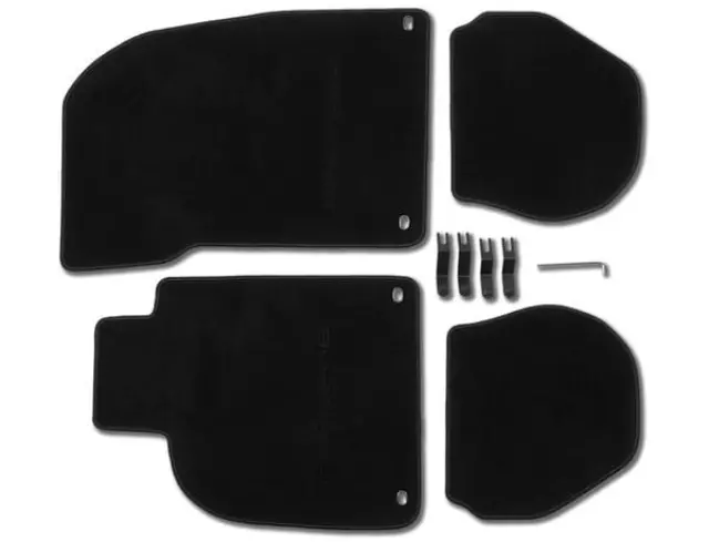 Floor mats in Black for Porsche 964 and 993 (LHD) - Porsche (000-043-152-12-5FV)