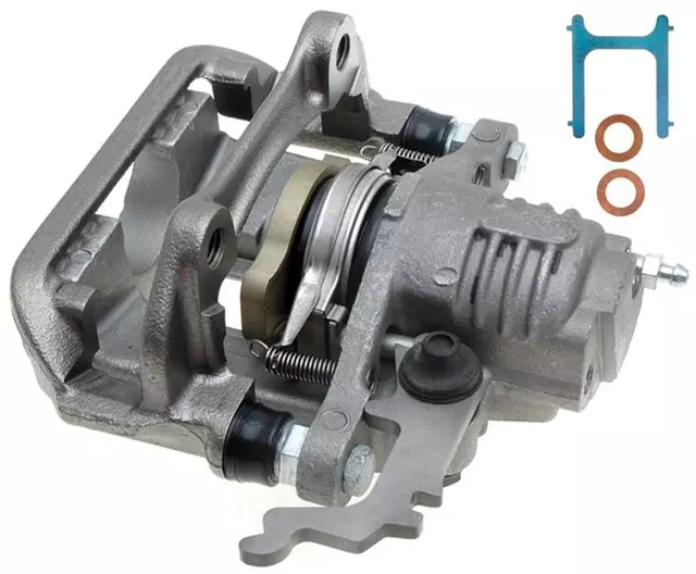 19141340 - : Rear Passenger Side Disc Brake Caliper Assembly (Friction Ready Non-Coated), Remanufactured for GM Image