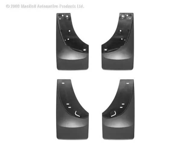 110005120005 - Accessories: Black MudFlap No-Drill DigitalFit® MudFlap Kit for WeatherTech Image