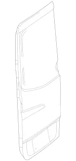 9067401205 - : Door Shell for Mercedes-Benz Image