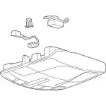 DP5Z54519A70EF - : Overhead Console for Lincoln: MKZ Image
