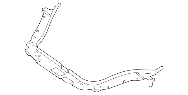 1716200472 - Body: Upper Tie Bar for Mercedes-Benz Image