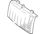 F3VY8200B - Body: Grille Assembly for Lincoln: Town Car Image