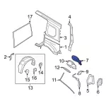 KT1Z61405A26C - Body: Fuel Door for Ford: Transit Connect Image