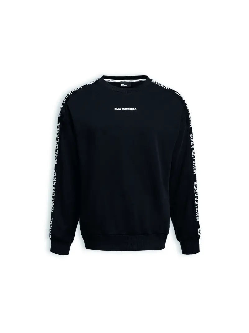 WOMENSSWEATSHIRTMAKELIFEARIDEBLACK2025 - : Womens Make Life a Ride Sweatshirt for BMW-Motorrad Image