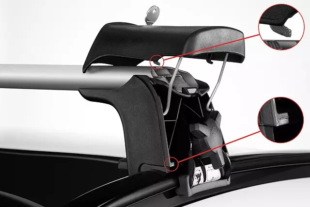 1568900093 - : Basic Carrier Bars For Roof Rails for Mercedes-Benz Image