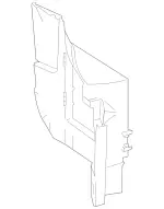 2215050830 - Radiator: Air Duct for Mercedes-Benz: S600 Image