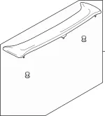 K60303J125 - : Spoiler for INFINITI: G20 Image